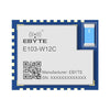 E103-W12C Small size 2.4GHz Low power consumption Serial wifi module Dialog solution chip—DA16200 serial WiFi module, AT command, Supports WEP/WPA/WPA2/WPA3