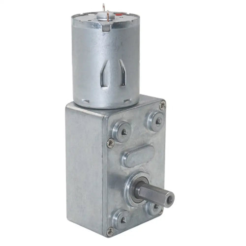 24V 90rpm High Torque Reversible Worm Gear DC Motor