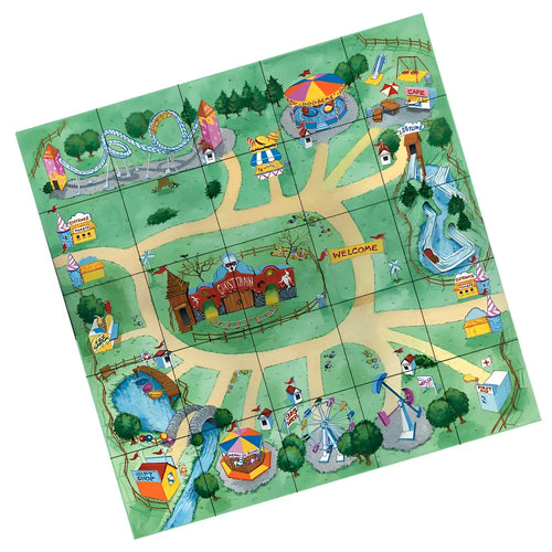 Amusement Park Mat for Oti-Bot, Loti-Bot and Pro-Bot Floor Robot Coding Toy Kids Classroom STEM Educational Activity Toy