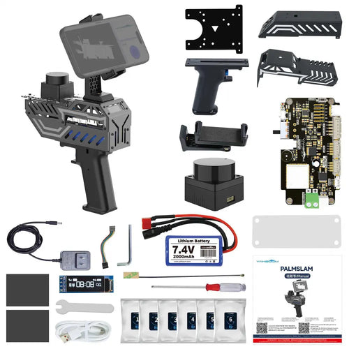 PALMSLAM Handheld LiDAR Scanner for mapping-- With Oradar MS200 Lidar