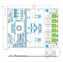 Dual Channel Motor Driver ESC DC Motor Controller Speed Control 8-30V 50A/Channel