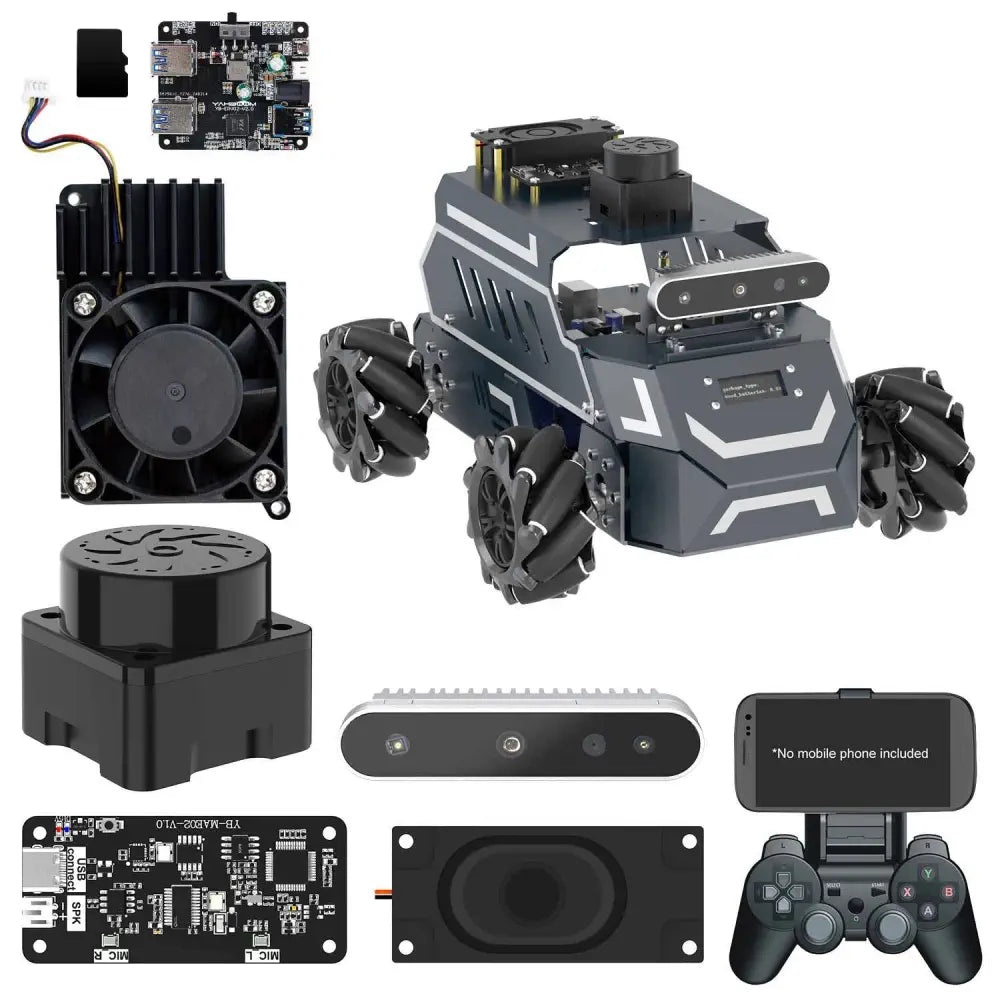 ROSMASTER M1 AI Large Model ROS2 Robot with Mecanum Wheel--Superior ...