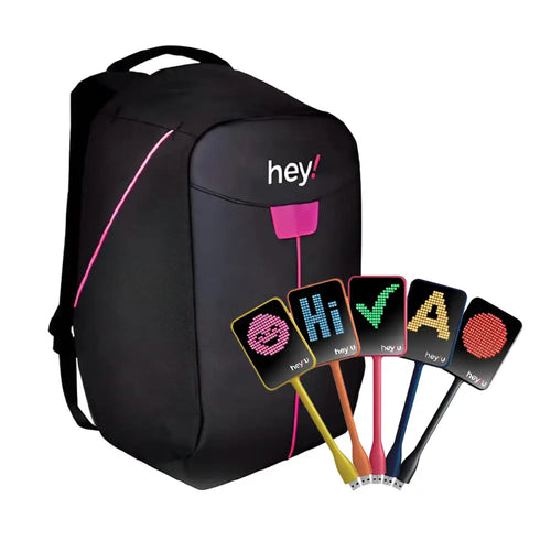 Hey!u 25 Unit Pack w/ Backpack Real Time Visual Feedback, Active Learning &amp; Collaboration