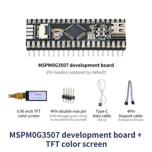 MSPM0G3507 Mini Development Board-Board + TFT screen