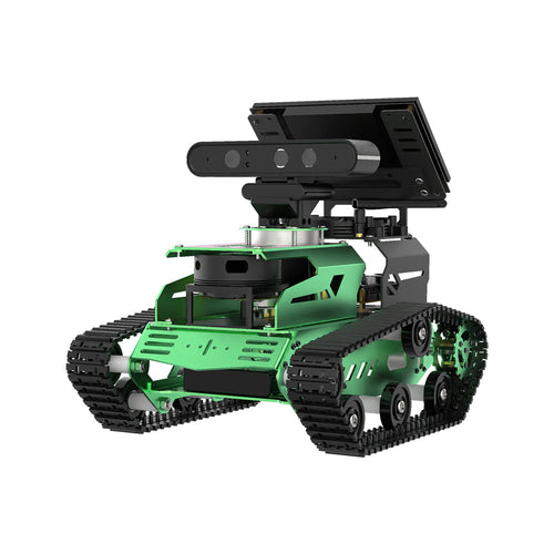 Hiwonder JetTank ROS Robot Tank Powered by Jetson Nano with Lidar Depth Camera Touch Screen (Advanced Kit/SLAMTEC A1 Lidar)