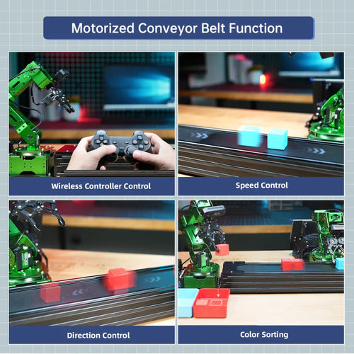 Hiwonder JetArm Pro ROS1 ROS2 3D Vision Robot, with Multimodal AI Model (ChatGPT), AI Voice and Vision Interaction ( Ultimate Kit/Jetson Orin Nano 8GB/Mecanum Chassis)