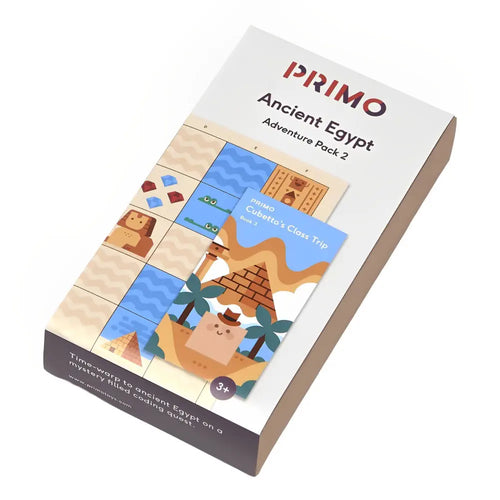 Primo Cubetto Educational Ancient Egypt Adventure Map Fabric Play Mat for Coding Robot, Kids Learning Programming Toy, Educational Fun Toy for 3+ Years Children