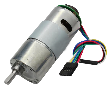 24V Metal Gearmotor 37Dx74L mm with 64 CPR Encoder, 225rpm