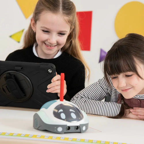 TTS Loti-Bot Coding Robot with Fairy Tale Mat Bundle Pack, Educational STEAM Rechargeable Block-Based Programmable Robot Activity Toys