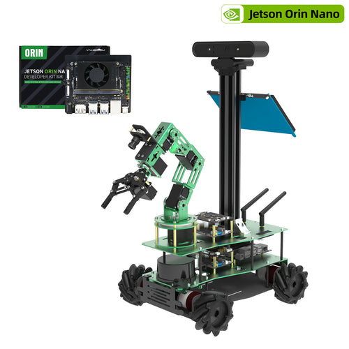 Yahboom Rosmaster X3 Plus 6-DOF Robotic Arm with AI Vision and Voice Control Orin NANO Version(include Jetson Orin NANO 8GB Board)