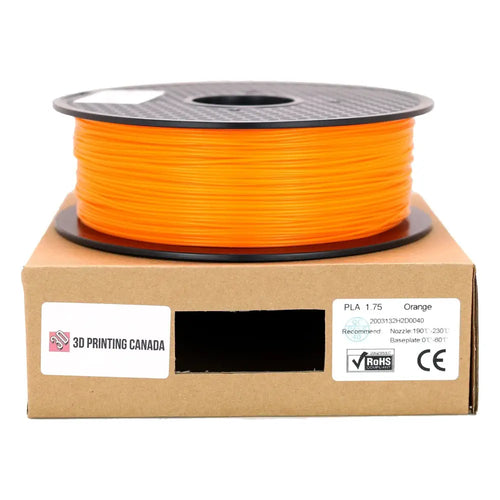 Standard PLA Filament - 1.75mm, 1kg Orange