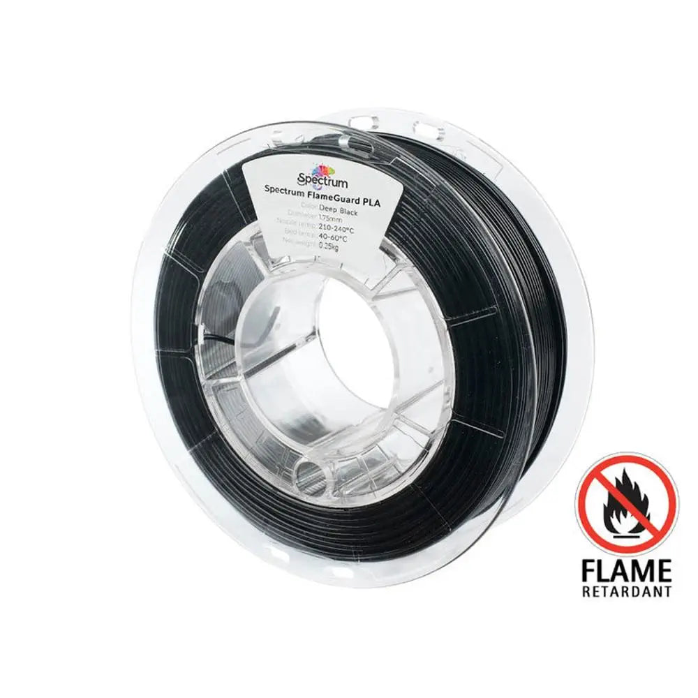 Spectrum FlameGuard PLA Filament - Midnight Black 1.75mm 1kg