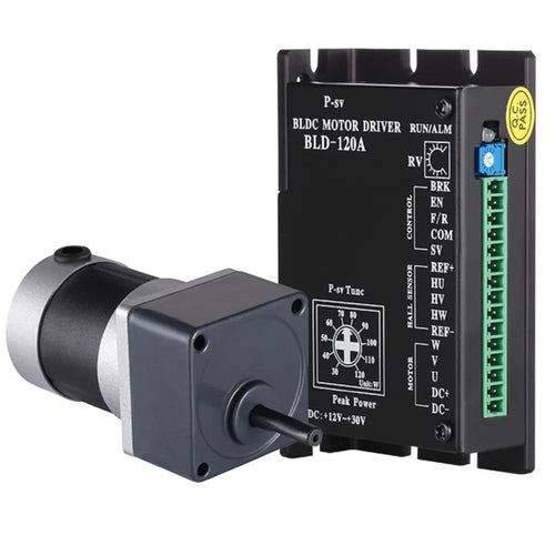 103watt Brushless DC gear Motor with driver kits, 24V 150RPM