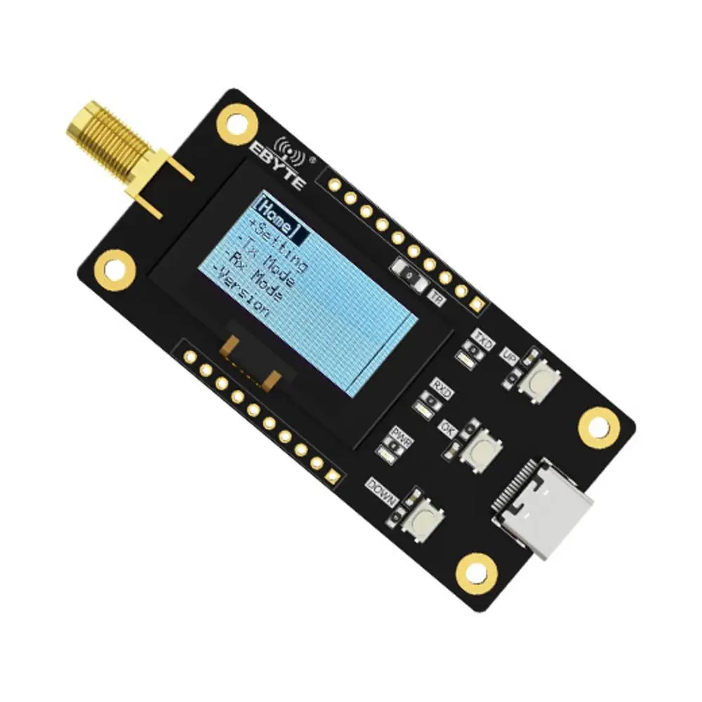 E32-900MBL-SC LoRa test evaluation kit OLED screen RF transceiver long distance