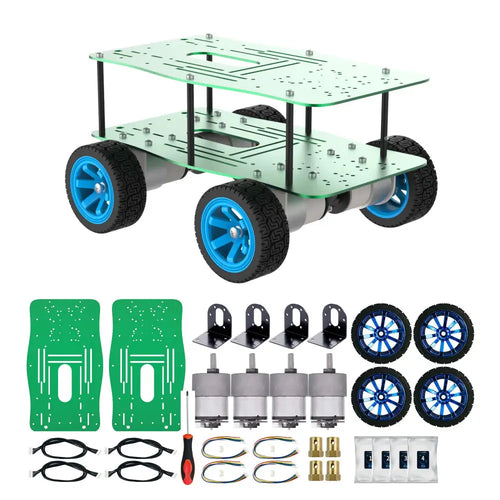 Yahboom Aluminum Alloy ROS Robot Car Chassis--4WD chassis