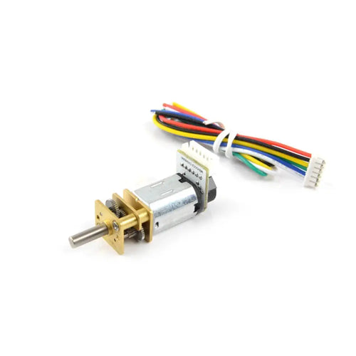 6V 100:1 155RPM Micro Metal Gearmotor w/ Encoder