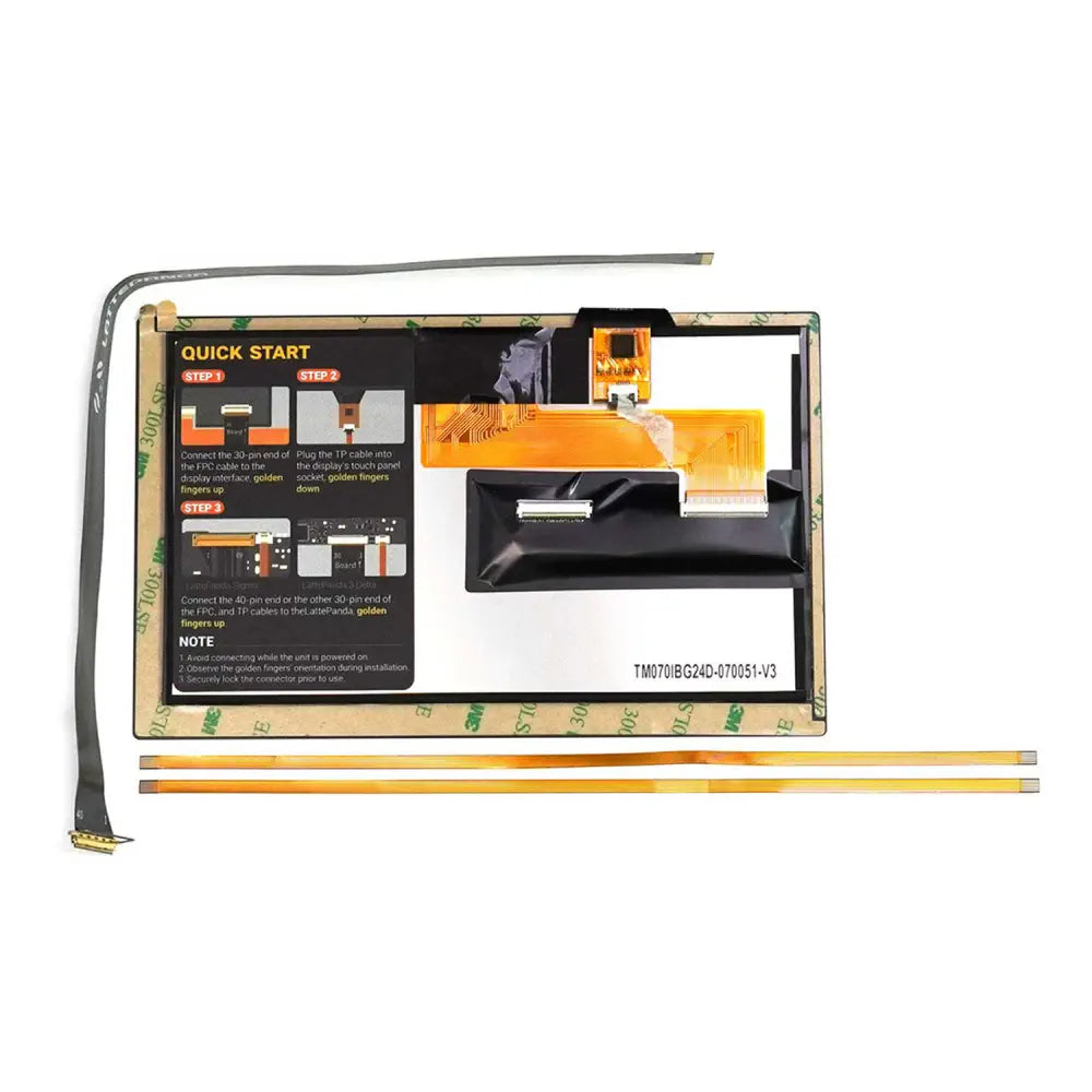 7'' 1024x600 Touch Display (EDP) for LattePanda Mu / LattePanda Sigma