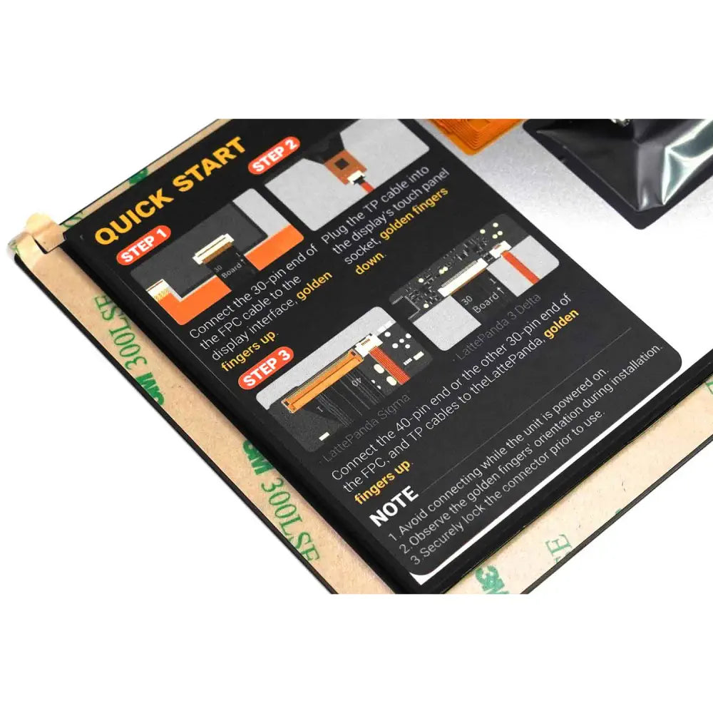7'' 1024x600 Touch Display (EDP) for LattePanda Mu / LattePanda Sigma