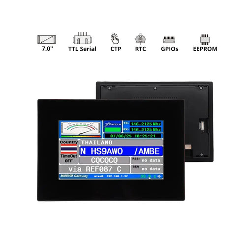 Nextion 7-Inch Enhanced Series HMI Resistive Touch Display w/ Enclosure