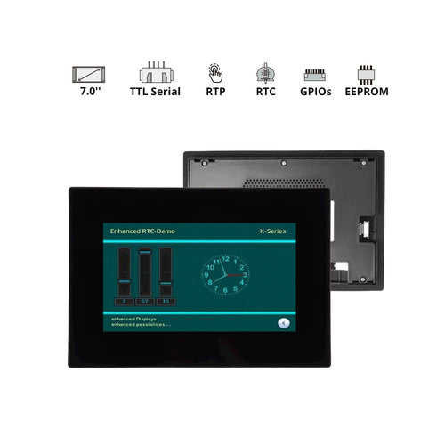 Nextion 7-Inch Enhanced Series HMI Resistive Touch Display w/ Enclosure