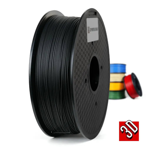 Black Standard Flexible PLA Filament - 1.75mm, 1kg