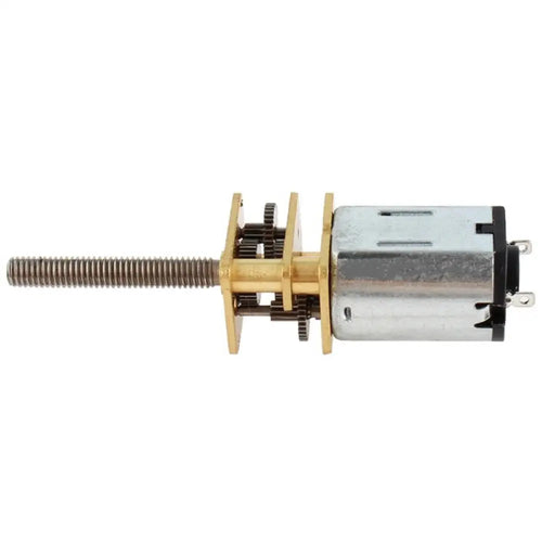 N20 Micro Metal Gearmotor w/ 20mm Length M3 Screw Shaft, 3V, 27RPM