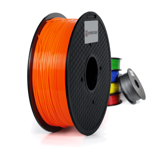 3D Printing Canada Dark Orange Standard PETG Filament - 1.75mm, 1kg