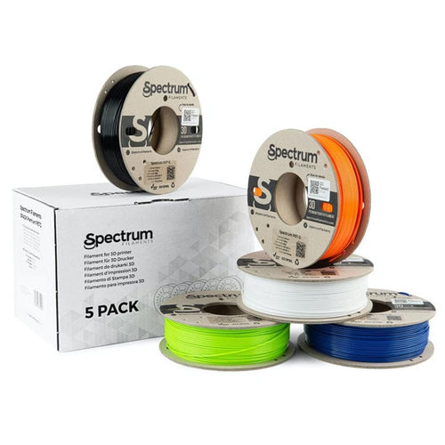 Spectrum Filaments PETG Premium Multi Pack - 1.75mm Filament - 5 x 0.25 kg