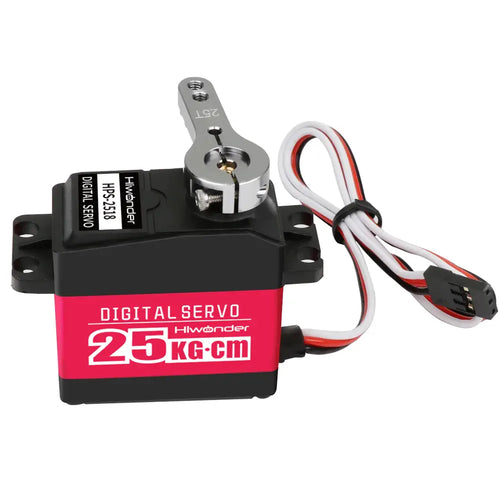 Hiwonder HPS 2518MG 25KG High Torque Digital Servo w/ Full Metal Gear for Robotic Arm, RC Car &amp; Single Shaft