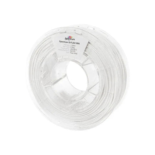 Spectrum Filaments Polar White - 1.75mm S-Flex 90A Filament - 0.25 kg