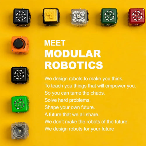 Modular Robotics Battery Cubelet - STEM Robotics Blocks Construction Kit, 30% more power, Micro-USB Connectivity
