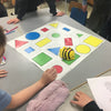 TTS Shapes Color &amp; Size Mat - Durable Floor Mat - Bee-Bot &amp; Blue-Bot Compatible Coding Robot Play - Educational Maths, Geometry, STEM Learning - Classroom Mat | 60x60 cm