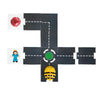 TTS Bee-Bot Modular Road - 25-Piece Programmable Floor Track, Endless Routes &amp; Coding Challenges for Bee-Bot or Blue-Bot - STEM Learning Classroom &amp; Home | 4 End Pieces