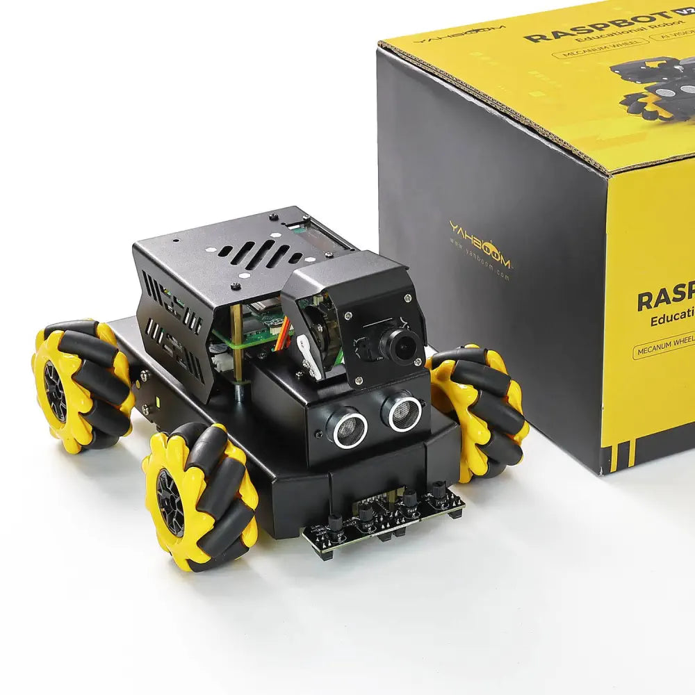 Yahboom AI Vision Robot Raspberry Pi 5 Car Support Python Progamming Open Source-Standard Version(Without RPi Board)