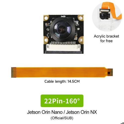 NVIDIA Jetson IMX219 camera 8MP compatible with NANO/Xavier NX/TX2 NX/Orin NAO/Orin NX-22Pin 160&