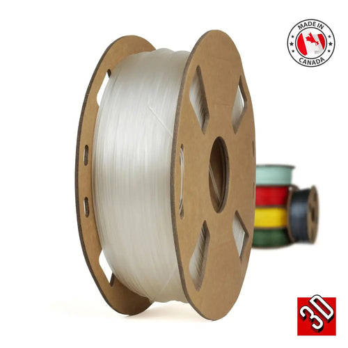 Natural Canadian-made PLA+ Filament - 1.75mm, 1 kg