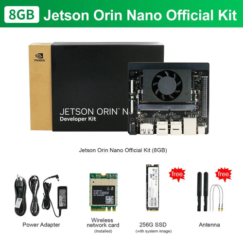 Jetson Orin NANO 8GB RAM Development Board based on NVIDIA Core Module for AI Deep Learning