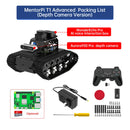 Hiwonder MentorPi T1 Raspberry Pi Robot Car – Tank Chassis, ROS2 AI Coding Robot with Large AI model ChatGPT, SLAM and Autonomous Driving (Advaned Kit with Raspberry Pi 5 4GB)