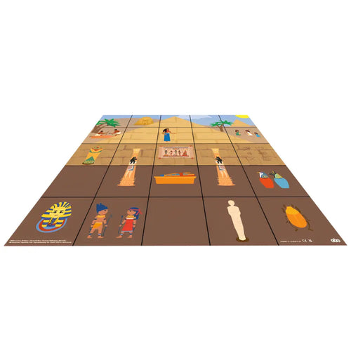 Ancient Egypt Mat for Loti-Bot Coding Toy Robot Accessory - STEM Educational Activity Playmats