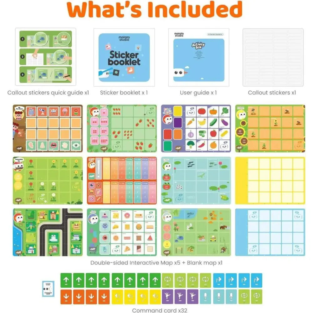 Matatalab Tale-Bot Pro Education Edition with Activity Box– Entry-Level STEM Robot for Preschoolers (Ages 3–5)