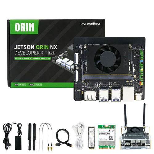 Yahboom Jetson Orin NX 16GB SUB Development Kit Based On NVIDIA Core Module For ROS AI Deep Learning(Orin NX 16GB-Basic Kit)