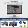 Yahboom MSPM0 Smart Robot Car Aluminum Alloy Chassis Kit-- Two-wheel drive