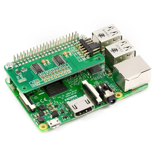 8 Channel 18-bit Analog to Digital Differential Converter for Raspberry Pi