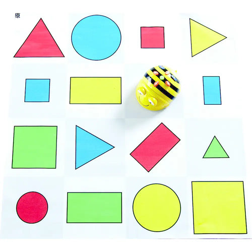 TTS Bee Bot &amp; Blue Bot Shapes, Colors &amp; Sizes Floor Mats