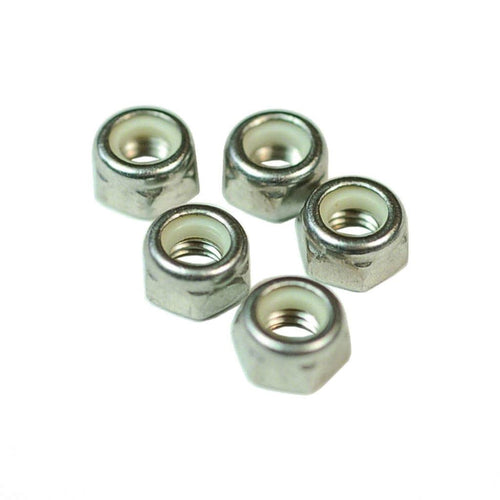 3D Printing Canada Stainless Steel Metric Thread Nyloc Hex Nuts (10 Pack) M8