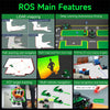 Yahboom Rosmaster R2 ROS2 Robot Ackermann Structure-Superior with Orin NANO SUPER 4GB board