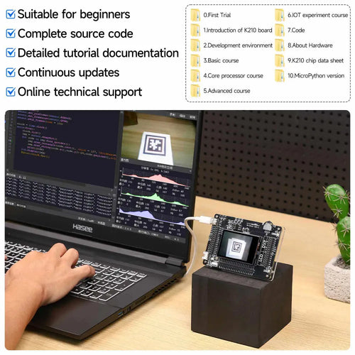 Yahboom AI-Motion K210 Development Board Kit, RISC-V Face Recognition Camera