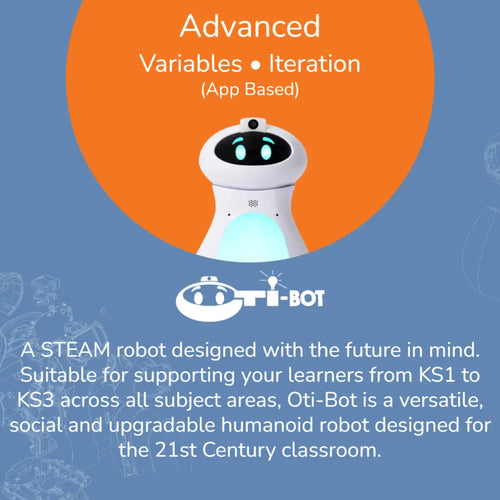 TTS Programming Journey Coding Toy Robots Bundle - Glow &amp; Go Bot, Bee-Bot, Blue-Bot, Tuff-Bot the Rugged Robot, Loti-Bot, Oti-Bot Programmable Robots