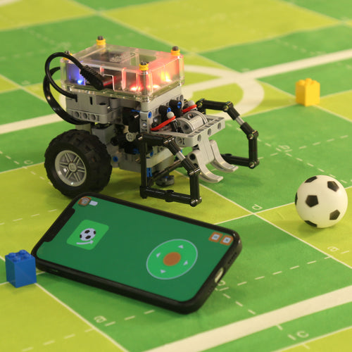 Orange Tart LEGO Compatible Soccer Robot