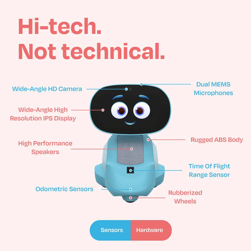 Miko 3 Smart Personal Robot for Kids, Pixie Blue